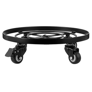 Grand chariot à plantes en métal, <span class=keywords><strong>support</strong></span> à plantes en fer robuste à <span class=keywords><strong>roulettes</strong></span>, chariot à plantes en métal avec <span class=keywords><strong>roulettes</strong></span> <span class=keywords><strong>pour</strong></span> le jardin - Product Image 3