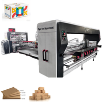 Máquina Plegadora y Encoladora de Velocidad Ajustable con Estándar CE QZD, Máquina Formadora de Cajas de Cartón Corrugado, Máquina Encoladora de Cartón