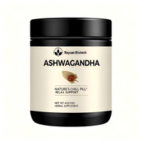 Poudre d'Ashwagandha en vrac pour la santé cérébrale, supplément d'extrait de racine, vente en gros, pour le stress et la mémoire