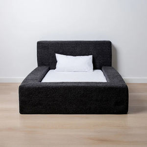 Neuheiten Haustier bett Hersteller Großhandel Haustier Hunde bett Schaum füllung und Boucle Stoff Marshmallow Hunde bett - Product Image 2