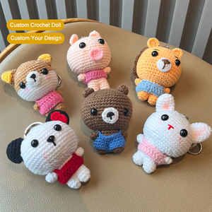 Wholesale Custom <strong>Handmade</strong> <strong>Crochet</strong> Toy Animal Character Anime Figure <strong>Crochet</strong> Doll <strong>Crochet</strong> Keychain for Car Home Decoration - Product Image 2