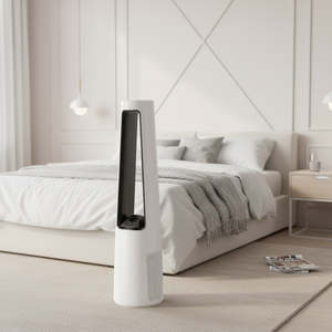 <strong>2026</strong> Model Luxury Digital Tower <strong>Fan</strong> with Bladeless Design Remote Control Energy Efficient for Hotels and Households - Product Image 1