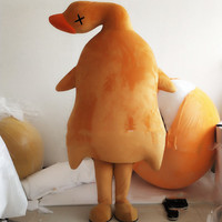 Costume de mascotte animale personnalisé, costume de mascotte canard, costume de canard rôti mignon pour la promotion en magasin