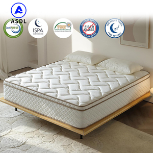 Fabrika toptan 160x200cm sıcak satış kral yatak doğal lateks bellek köpük cep yaylı şilte - Product Image 6