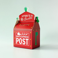 Boîte cadeau de noël personnalisée avec livraison gratuite, boîte en papier créative pour emballage