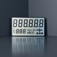Compteur d'eau Pulsar avec écran LCD matriciel à points, panneau TN, 1/3 de cycle, 1/4 de cycle, angle de vision positif 6:00, module LCD personnalisé