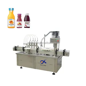 Bottle Liquid Filling capping and labeling machine production line