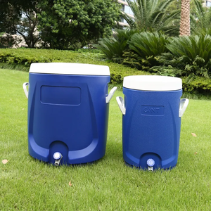 Juego de Jarras Refrigeradoras GINT de 20L, Portátil, Ideal para Exteriores, con Logotipo Personalizado, Ruedas y Grifo de Agua, para Viajes al Aire Libre - Product Image 1