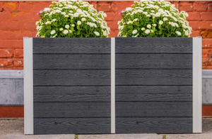 Fabricant de haute qualité Design moderne jardinière extérieure boîtes grand Rectangle métal fleur planteur Pot Pots de fleurs jardinières - Product Image 4