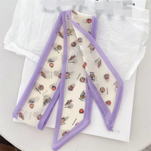 Pañuelo Cuadrado de Lana Morado de Primavera, Diadema con Cinta para el Cabello, Elegante y a la Moda para Mujeres Musulmanas - Product Image 6