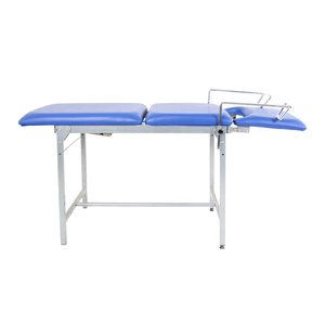 Lit d'examen <span class=keywords><strong>gyn</strong></span>écologique <span class=keywords><strong>Portable</strong></span> pour les patients des cliniques et hôpitaux, <span class=keywords><strong>Table</strong></span> d'examen médical en acier manuel - Product Image 3