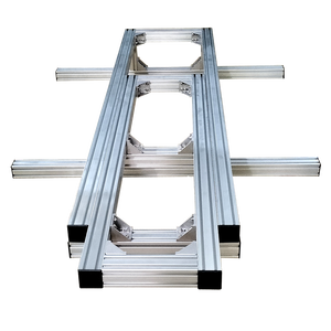 Portapacchi personalizzato sul tetto con profilo in alluminio con estrusione 80*80 Portapacchi 8080 profilo in alluminio estruso in alluminio - Product Image 3
