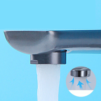 Robinet de lavabo haut moderne à prix d'usine, mitigeur monocommande chaud/froid pour projet de salle de bain