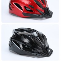 Casque de vélo pliable pour adulte unisexe, avec coque en PC et EPS haute densité, noir brillant, pour VTT/vélos de route, fabriqué en Chine