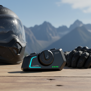 Walkie Talkie para Casco Deportivo Doble <span class=keywords><strong>Fodsports</strong></span> T1 PRO con Alcance de 2 km, Intercomunicador para 6 Personas, Accesorios para Motocicleta ABS, Auriculares Incluidos - Product Image 6