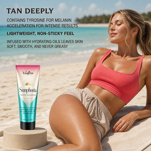Lotion bronzante sans UV OEM/ODM pour un <span class=keywords><strong>bronzage</strong></span> rapide et sans traces, accélérateur d'hydratation et <span class=keywords><strong>de</strong></span> production <span class=keywords><strong>de</strong></span> mélanine - Product Image 6