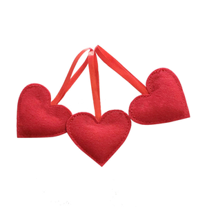 Corazones, Estrellas y Formas de Fieltro de Poliéster Hechos a Mano, Decoraciones Ecológicas Desechables para Festivales con Colores y Tamaños Personalizados - Product Image 1