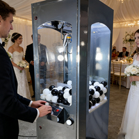 Machine à griffes mini à monnayeur, marque Prize Arcade Toys, pour événements de mariage, location et événements attrayants, avec jouets en peluche et des prix