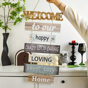 Panneau mural en bois avec citation inspirante, enseignes en bois motivantes pour la <span class=keywords><strong>salle</strong></span> <span class=keywords><strong>de</strong></span> <span class=keywords><strong>bain</strong></span>, le salon, la <span class=keywords><strong>salle</strong></span> à manger, la chambre à coucher, la décoration <span class=keywords><strong>de</strong></span> la maison - Product Image 3