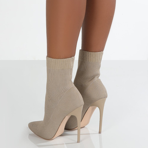 Botas de moda de mujer <span class=keywords><strong>2021</strong></span> Otoño Invierno botas de punto calcetines botas y botines botas zapatos de mujer Zapatos - Product Image 4