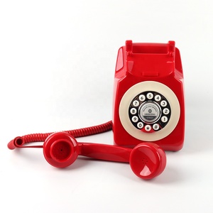 <span class=keywords><strong>Telefono</strong></span> Classico Retrò Vintage da Tavolo con Registratore per Matrimoni e Libro degli Auguri Audio - Product Image 5