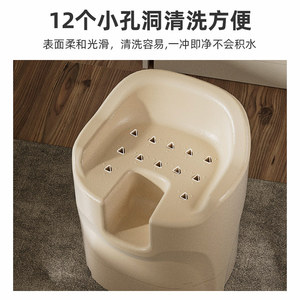 Chaise de douche Tea Color Epp, capacité 100 kg, siège de salle de bain antidérapant pour personnes âgées et femmes enceintes - Product Image 3