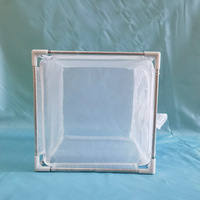 Cage d'élevage d'insectes pliable 30x30x30cm, solide et luxueuse, avec maille 100µm, cage à papillons respirante, cadre en acier inoxydable