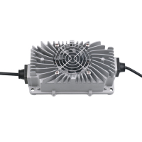 Chargeur LNLEE 25.6V 10A 360W 8S LiFePO4 pour robot de nettoyage de sols, fonctionnement continu 24/7, base de charge pour véhicule industriel