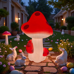 LED Garden Mushroom Lights - Plant Garden <b>Decorative</b> Lighting - <b>Spring</b> Easter <b>Decorations</b> - Product Image 4