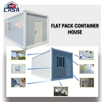 Structure de maison conteneur préfabriquée en usine, démontable et mobile, de 20 pieds ou 40 pieds, en kit, avec design moderne pour usage résidentiel, bureautique et commercial