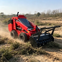 Mulcher a Tamburo Forestale per Skid Steer con Supporto OEM, Attrezzatura Idraulica per Operazioni di Bonifica Terreni Forestali