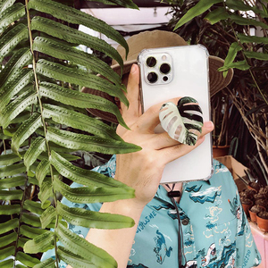 Tùy Chỉnh Trong Suốt Acrylic Lá Gấu Đá Quý Trái Tim Nhẫn <span class=keywords><strong>Iphone</strong></span> Ngón Tay Điện Thoại Di Động Grip Chủ Đứng Ổ Cắm - Product Image 3