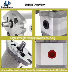 Bomba de Engranajes Hidráulica Externa de Alta Presión Serie HGP-1A-F2R para Maquinaria de Construcción - Product Image 3