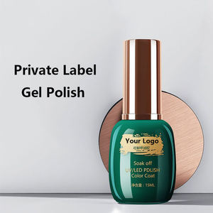 Esmalte de Gel con logotipo personalizado, conjunto de esmalte de <span class=keywords><strong>uñas</strong></span> en Gel con logotipo personalizado, 15ml, UV LED, Etiqueta Privada Permanente, botella verde, suministros para <span class=keywords><strong>uñas</strong></span>, 3000 colores - Product Image 3