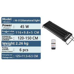 Luce LED per Acquario con Telecomando e Supporto a Clip per Coralli e Piante Acquatiche - Product Image 6