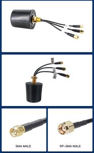 3 trong 1 GPS GSM <span class=keywords><strong>3G</strong></span> 4G LTE 5g Wifi kết hợp ăng ten không thấm nước Omni Directional vít gắn ngoài trời kết hợp ăng ten - Product Image 6