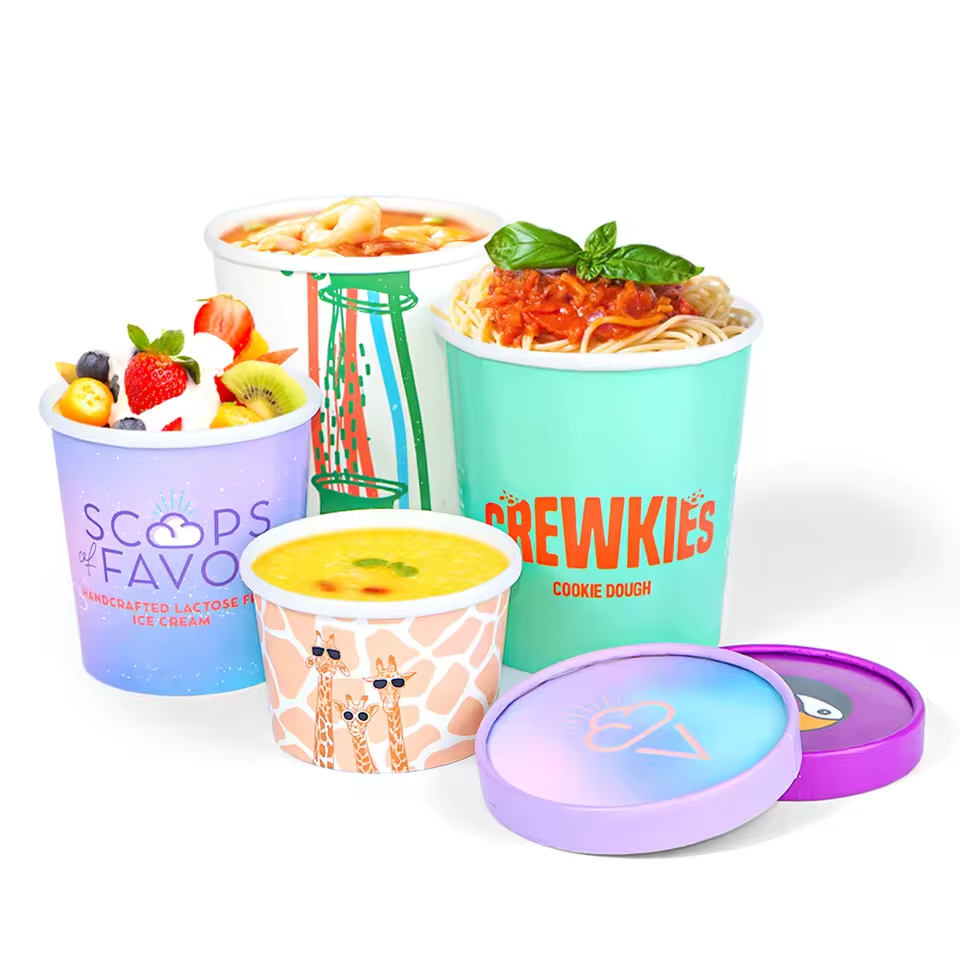 Elegant Disposable Paper Plates and Bowls for Wedding and Birthday Parties