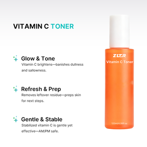 Private Label Organic Lightening Brightening Anti-Wrinkle Exfoliator Toner Vitamin C Turmeric Moisturizing Pore Shrinking <b>Skin</b> - Product Image 2