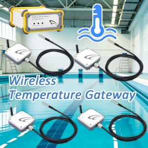 Real Time Tracking 4 Sets <b>Wireless</b> <b>Temperature</b> Monitoring <b>Sensor</b> 1200m Iot Smart <b>Temperature</b> <b>Sensor</b> Recorder - Product Image 2