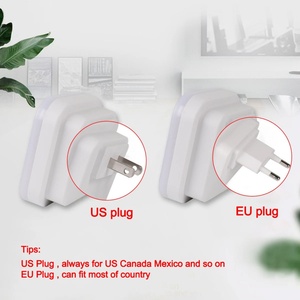 Sensor Night Light Automatic on Off Sensor Lights <b>Plug</b> Into Wall Stair Lamp for Stairway <b>Bathroom</b> Room Garage Cabinet Bedroom - Product Image 4