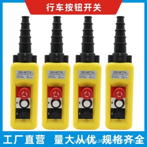 Interrupteur de commande de palan électrique XAC-A2713, télécommande de grue à vitesse unique, bouton-poussoir, coque en plastique - Product Image 5