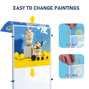 Nhà Máy Bán buôn tùy chỉnh A4/<span class=keywords><strong>A3</strong></span>/A2 <span class=keywords><strong>LED</strong></span> hộp đèn nhôm Tempered Glass <span class=keywords><strong>LED</strong></span> Poster Khung Bảng menu quảng cáo mỏng hộp đèn - Product Image 2