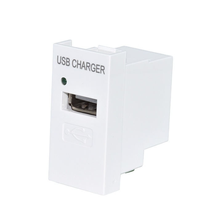 Promotion NEPCI 22.5x45mm 1 Gang USB Charger Module XJY-USB-10B Universal Single Port USB Power Socket Outlet 5V/1A