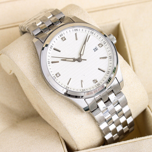 Montre pour homme en acier inoxydable de style professionnel, cadran en cristal saphir, mouvement mécanique, résistante à l'eau, fermoir papillon - Dernière version - Product Image 2