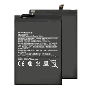 Eparts originale di alta qualità BN54 batteria per Xiaomi <span class=keywords><strong>Redmi</strong></span> <span class=keywords><strong>9</strong></span> 5G <span class=keywords><strong>Redmi</strong></span> Note9 <span class=keywords><strong>Redmi</strong></span> 10X 4G cellulare uso in magazzino - Product Image 1