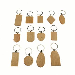 Ys65 Custom Logo Wood <b>Key</b> <b>Chains</b> Beech Timber Keychain Sublimation Wooden <b>Key</b> <b>Chains</b> Sublimation Blanks for Laser Engraving Logo - Product Image 2