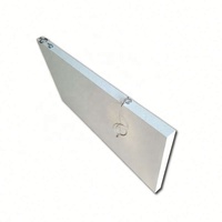 Panneaux de plafond insonorisants 600x1200x40mm, panneau acoustique suspendu, installation directe, couleur ciment, personnalisable