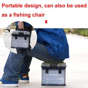 تخفيضات على صندوق تخزين متعدد الوظائف لملحقات صيد الأسماك البحرية، صندوق الطعم، صندوق أدوات الصيد - Product Image 6
