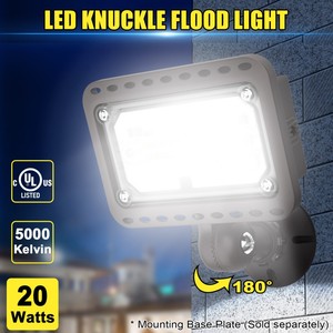 ไฟส่องสว่าง LED กลางแจ้ง 20W 5000K 120V UL กันน้ำ สำหรับติดผนัง/ป้าย/เสาธง/ต้นไม้/สนาม/ป้ายโฆษณา - Product Image 1