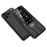 Teléfono Inteligente Android 11 con Pantalla Táctil de 2.8 Pulgadas, Teclado T9, MT6739, 2GB, 16GB, GPS, WiFi, Hotspot, WhatsApp, YouTube, Batería de 2500mAh